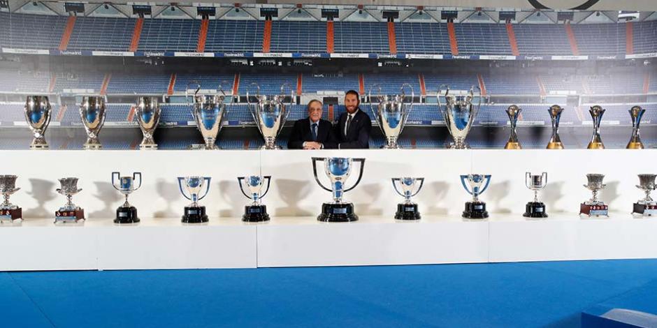 Sergio Ramos se despidió en solitario en una conferencia de prensa del Real Madrid.
