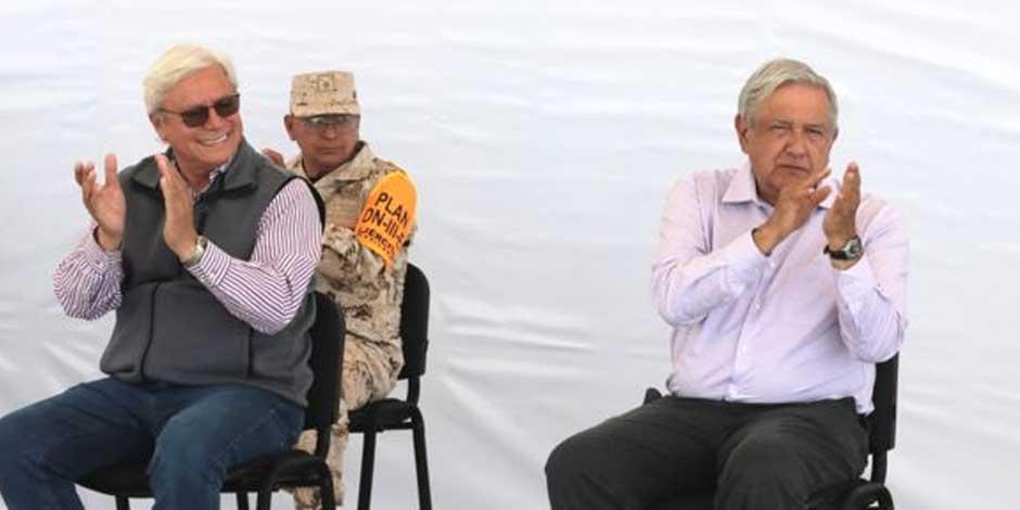 Jaime Bonilla detalló que el presidente López Obrador estará en el estado por tres días.