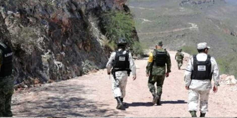 Fuerzas federales refuerzan vigilancia en Valparaíso, Zacatecas