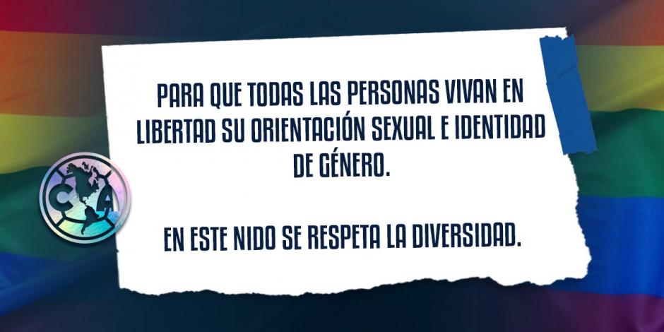 El Club América lanzó diversas convocatorias en redes sociales para rifar indumentaria diversa con temática relativa al Día del Orgullo LGBTI+.