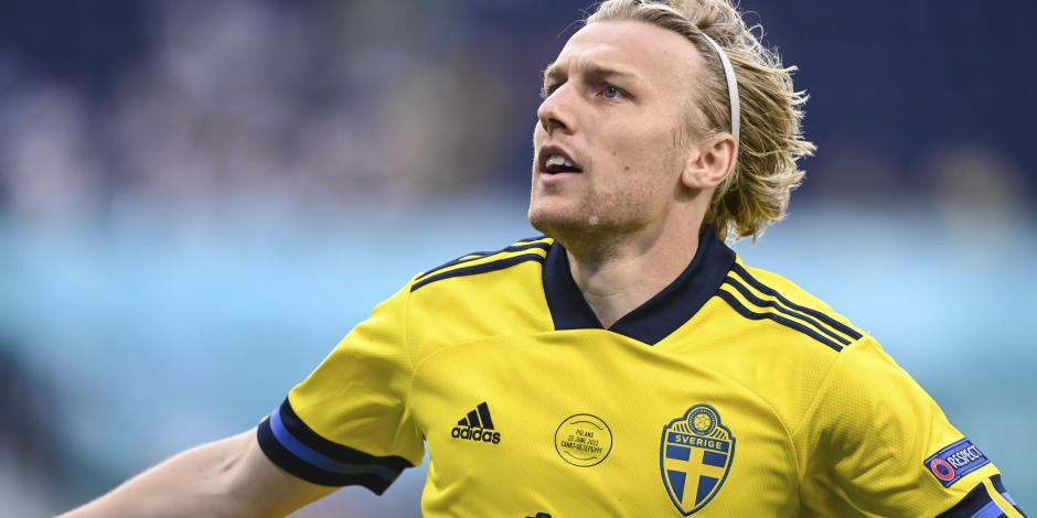 Emil Forsberg será una pieza clave para Suecia en su partido ante Ucrania