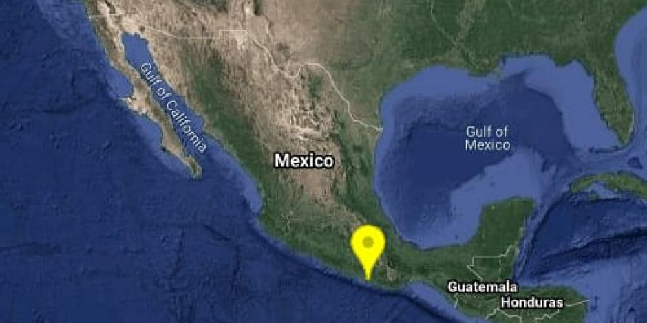 Se registra sismo magnitud 4.1 en Pinotepa Nacional, Oaxaca.