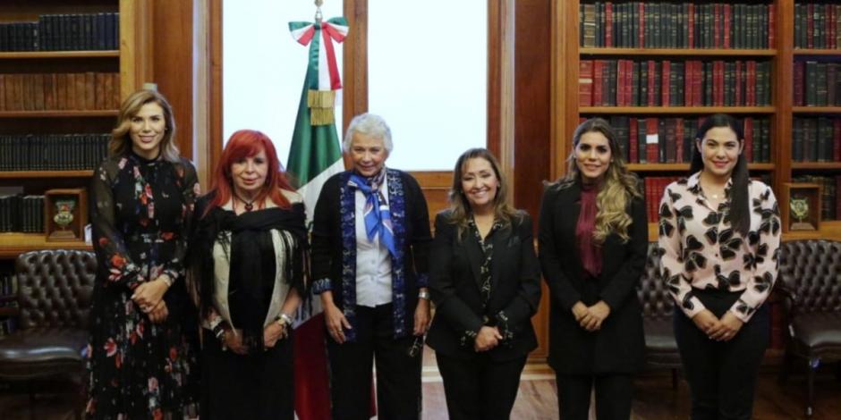 La gobernadora electa de Baja California, Marina del Pilar Ávila Olmeda, también se reunió con el resto de las mandatarias estatales electas el pasado 6 de junio.