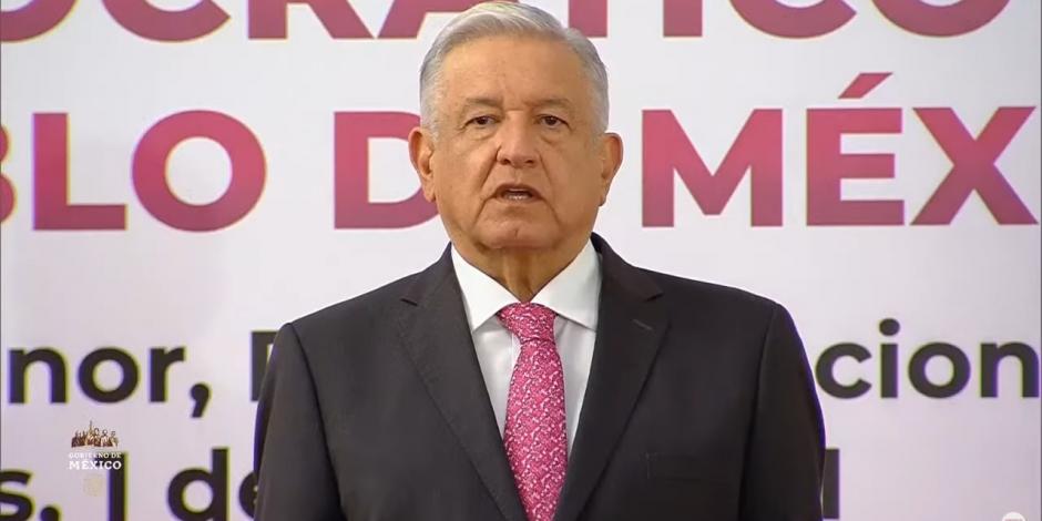 El Presidente Andrés Manuel López Obrador (AMLO), el 1 de julio de 2021.