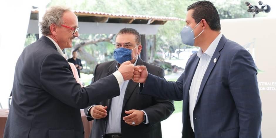 El gobernador de Guanajuato, Diego Sinhue Rodríguez Vallejo, ratificó su compromiso para atraer inversiones.