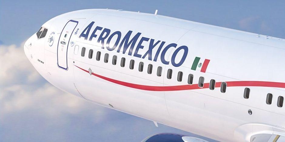 La bolsa mexicana suspendió negociación de acciones Aeroméxico tras fuerte caída.