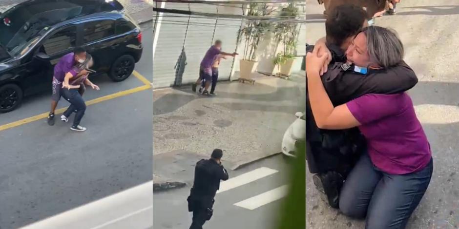 Policías de Río de Janeiro abatieron a un asaltante para rescatar a una mujer que fue tomada como rehén.