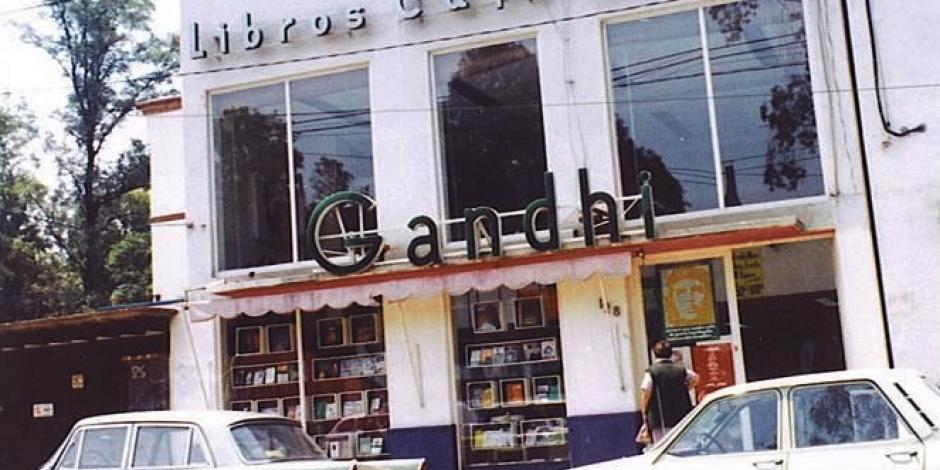 La librería pionera, en 1971.