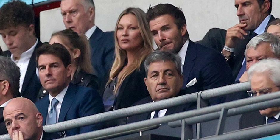 David Beckham y grandes personalidad acudieron a la final de la Eurocopa.