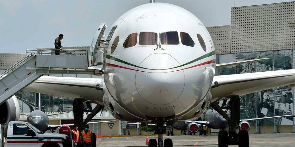 En la imagen, el avión presidencial TP01, “José María Morelos y Pavón"