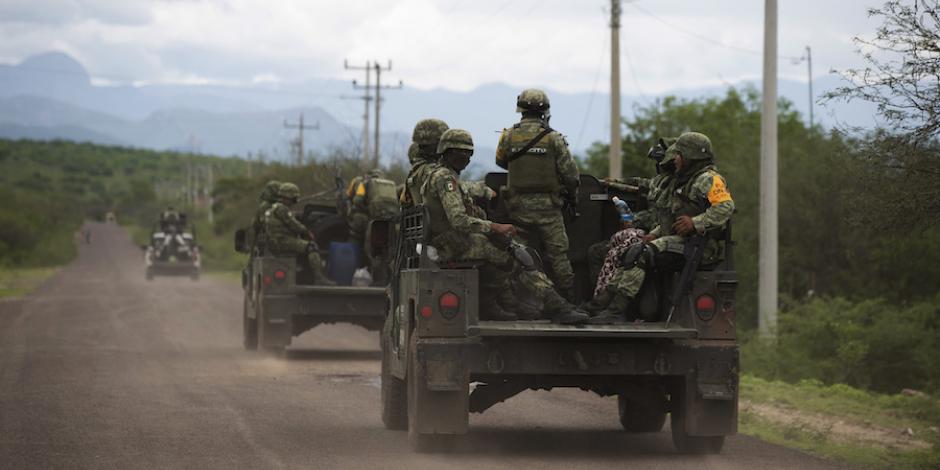 En San Luis Potosí desplegaron elementos de la Policía estatal, Sedena y Guardia Nacional en los límites con Zacatecas.