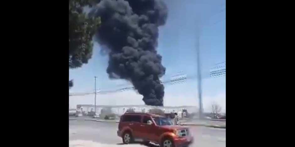 Incendio calcina maquiladora en Chihuahua