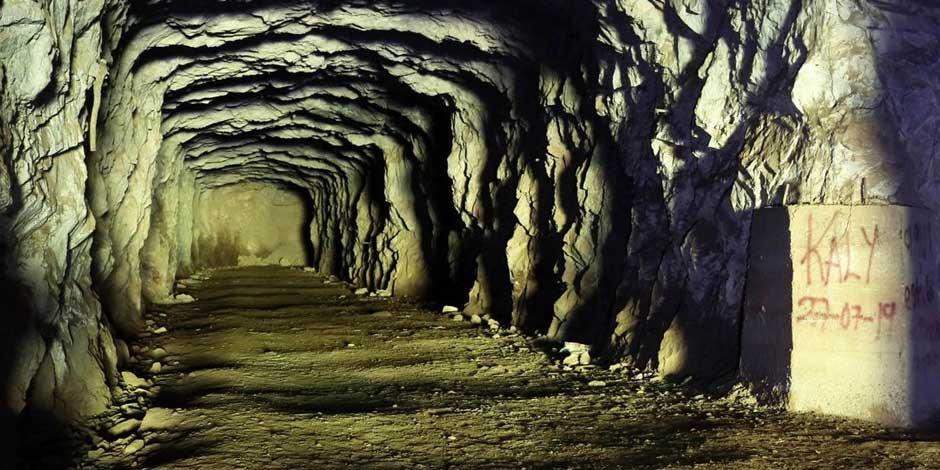 Imagen del interior de una mina en México