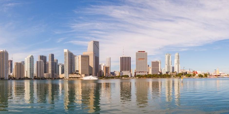 Vista de la ciudad ubicada en Florida, Estados Unidos.
