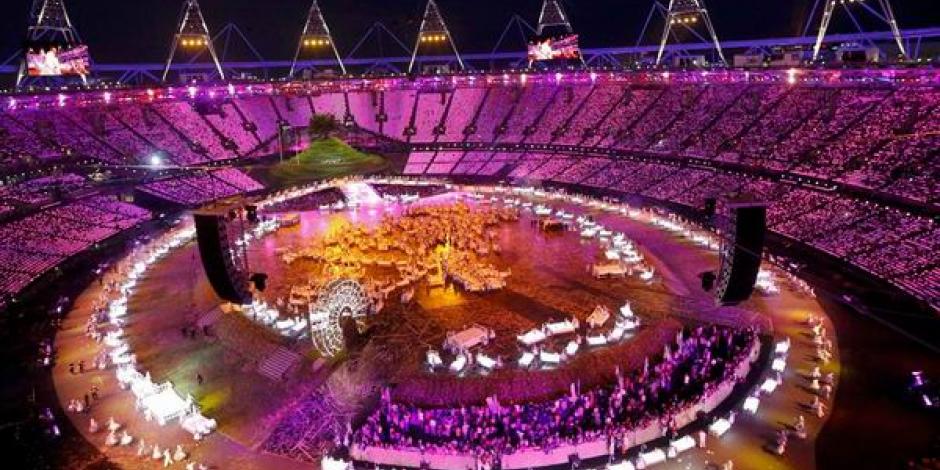 Una imagen de la inauguración de los Juegos Olímpicos de Londres 2012