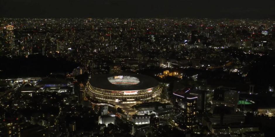 El Estadio Olímpico de Tokio, donde se hace la inauguración de los Juegos Olímpicos