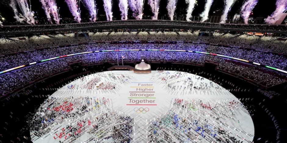 Inauguración de los Juegos Olímpicos de Tokio.