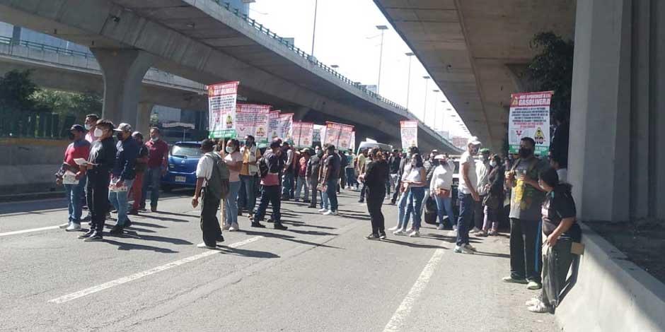 Comerciantes de Lomas Verdes protestan contra autoridades de Naucalpan