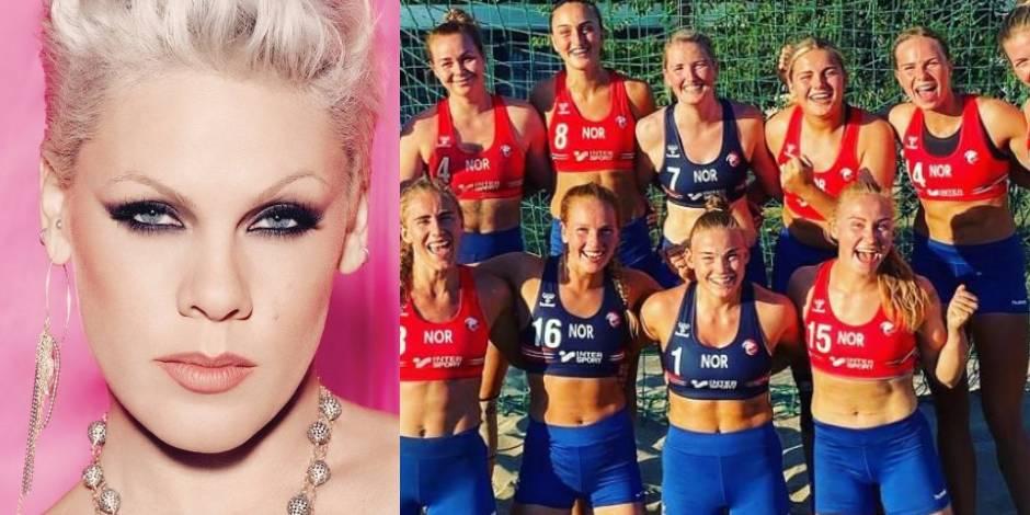Pink pagará multa de selección femenil de noruega