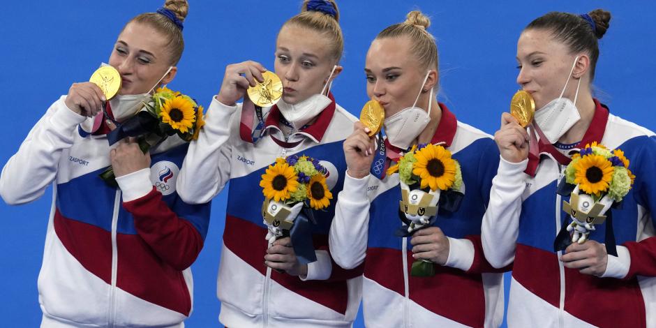 Gimnastas de Rusia, en los Juegos Olímpicos de Tokio 2020