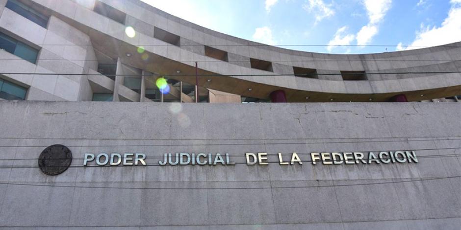 Fachada del Poder Judicial de la Federación en imagen de archivo.