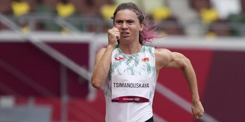 Krystsina Tsimanouskaya se encuentra en los Juegos Olímpicos de Tokio 2020