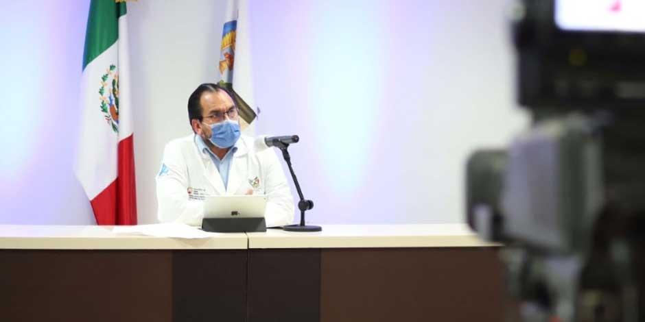El titular de la Secretaría de Salud de Hidalgo, Alejandro Efraín Benítez Herrera, confirmó el inicio de la vacunación universal, a partir de este 9 de agosto