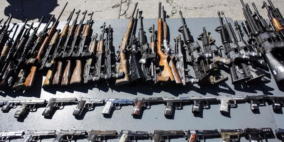México ha luchado contra el tráfico de armas, provenientes de Estados Unidos.