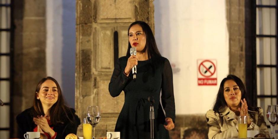 Sandra Cuevas, alcaldesa electa en Cuauhtémoc.