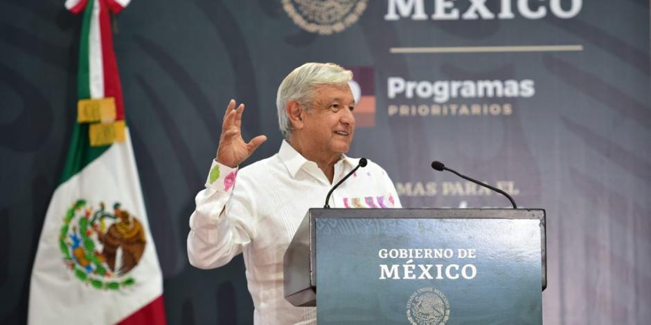 Andrés Manuel López Obrador, presidente de México, en conferencia desde Colima.