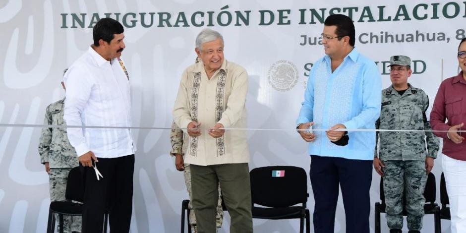 El Alcalde Armando Cabada Alvídrez estuvo presente en la inauguración de las instalaciones de la Guardia Nacional en Chihuahua