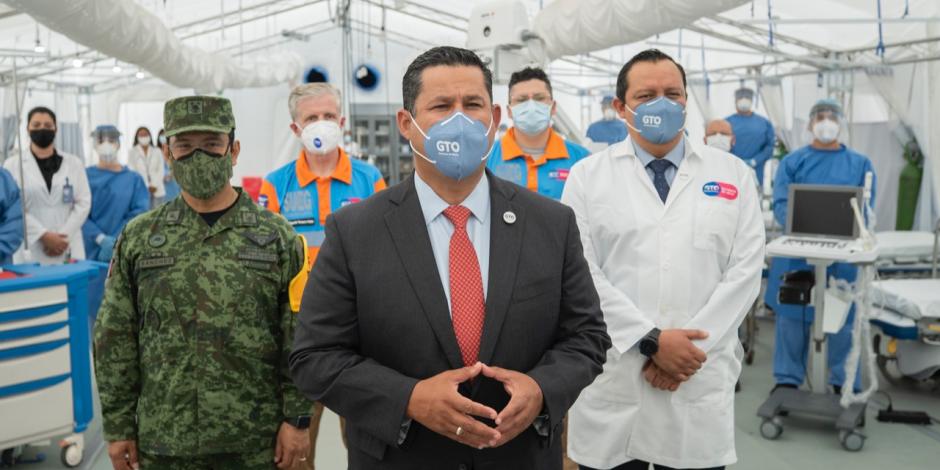 El gobernador de Guanajuato, Diego Sinhue Rodríguez Vallejo, pidió seguir manteniendo las medidas de salud contra el coronavirus.