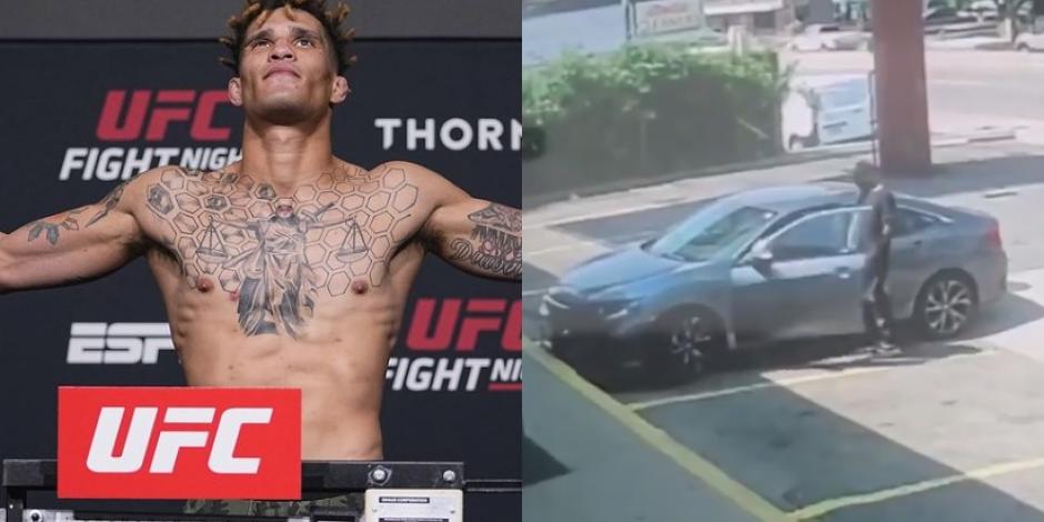 Peleador de la UFC sorprende a ladrón que intentaba robar su auto