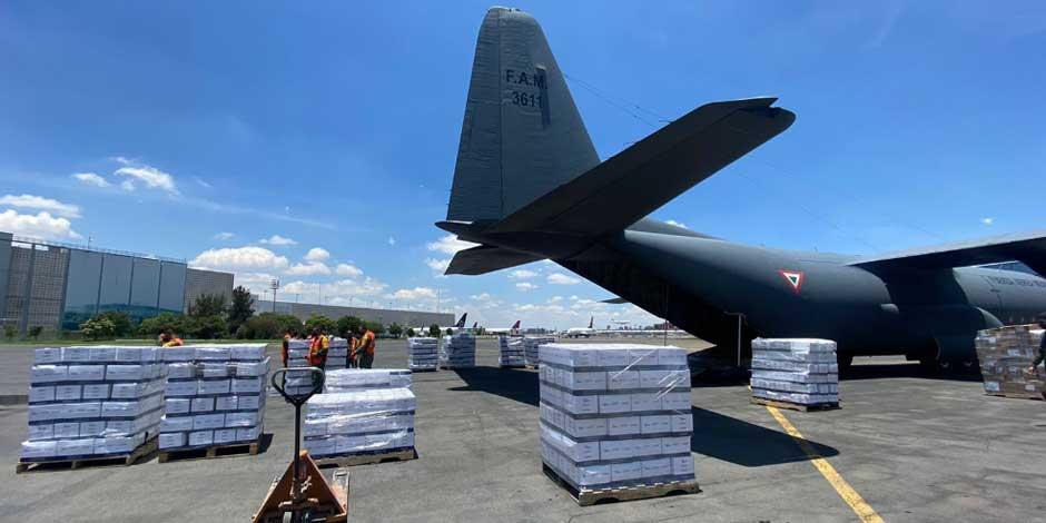 México envía medicamentos y víveres a Haití tras terremoto.