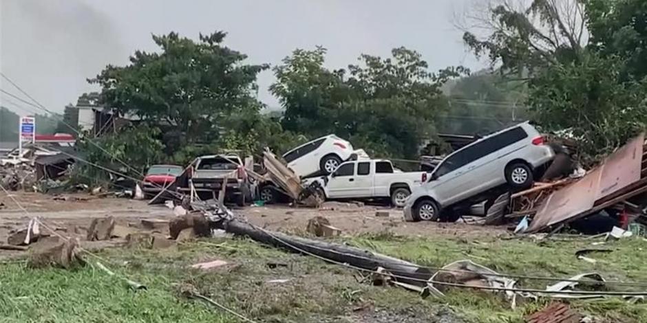 Diez muertos y decenas de desaparecidos es el saldo tras la lluvia en Tennessee, Estados Unidos