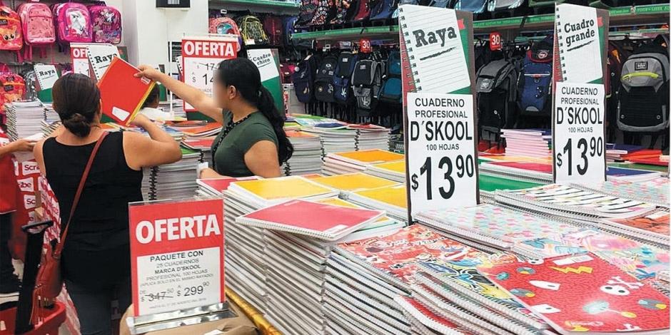 Canaco prevé gasto de hasta 2 mil pesos por estudiante; se beneficiará a 31 mil 387 comercios.
