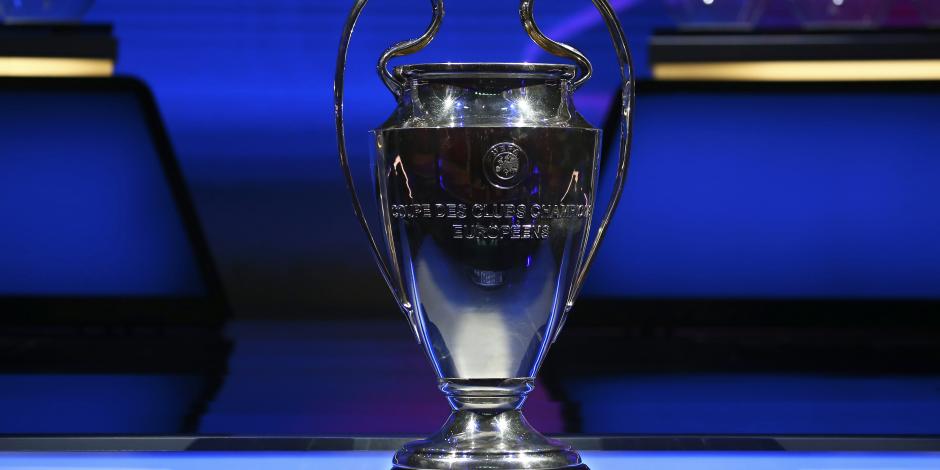 El trofeo de la Champions League.