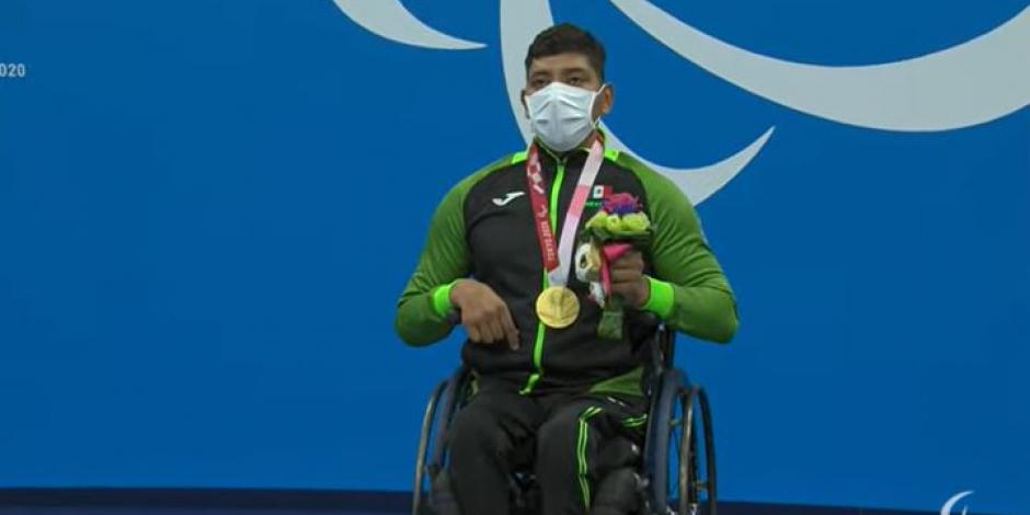 Jesús Hernández se colgó el oro en la natación paralímpica