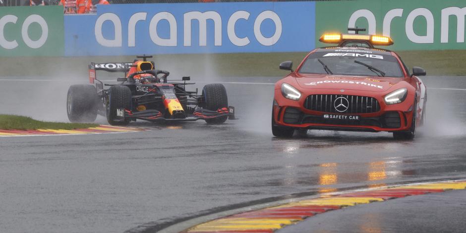 El piloto de Red Bull Max Verstappen en el GP de Bélgica de la F1