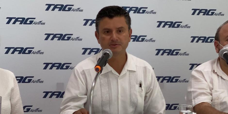 Julio Gamero, CEO de TAG Airlines, agradeció la confianza de las autoridades mexicanas de Quintana Roo y Chiapas, así como de la Secretaría de Turismo federal,