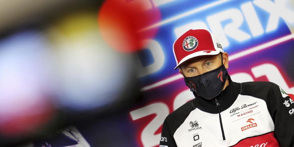 Kimi Raikkonen, en una conferencia de prensa previa al Gran Premio de Bélgica de F1, el pasado 26 de agosto.