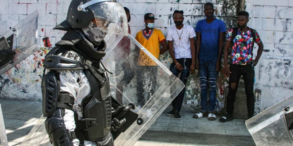 La presencia de haitianos se da en Chiapas; autoridades los vigilan.