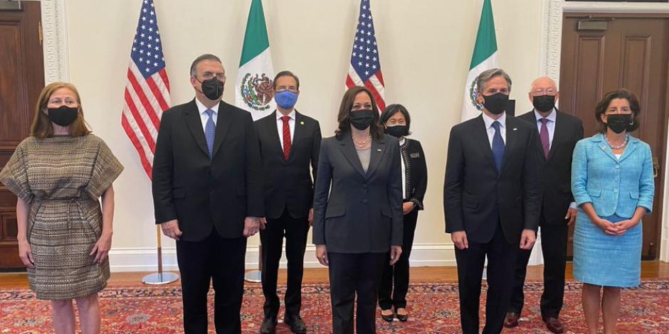 Kamala Harris resaltó la estrecha relación bilateral entre México y Estados Unidos