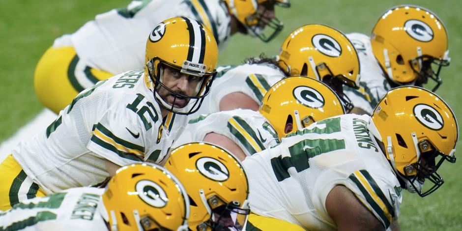 Jugadores de los Packers durante uno de sus partidos en la pasada temporada de la NFL.