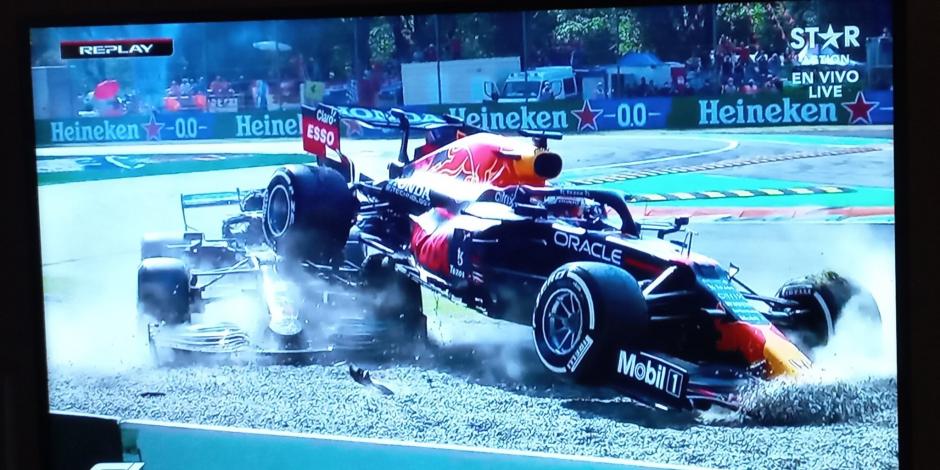 Max Verstappen y Lewis Hamilton volvieron a chocar en la F1