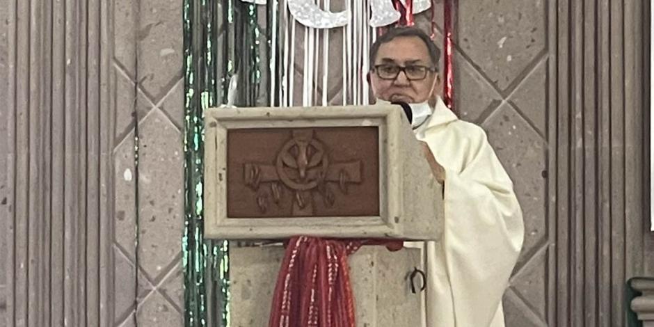 El sacerdote Lázaro Hernández Soto ofreció este lunes una conferencia de prensa donde afirmó que sus palabras fueron sacadas de contexto.