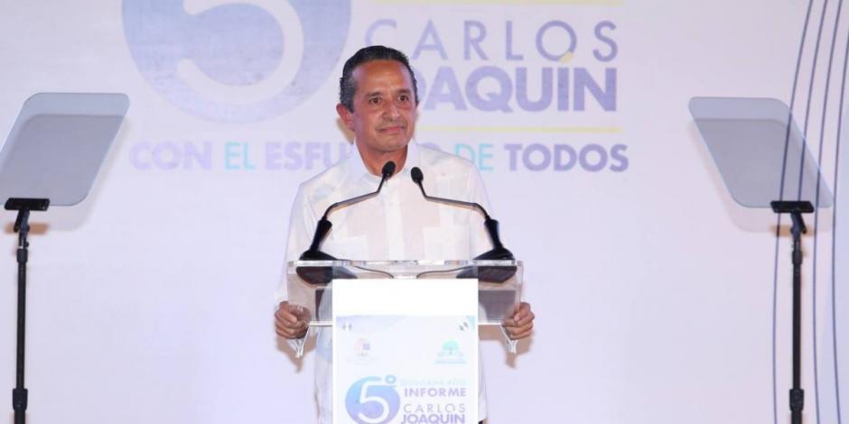 Carlos Joaquín, gobernador de Quintana Roo..