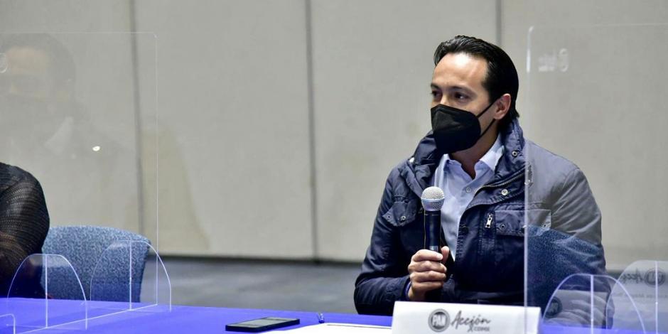 "Presentaré mi solicitud de licencia como presidente del PAN en la Ciudad de México", dijo Andrés Atayde.