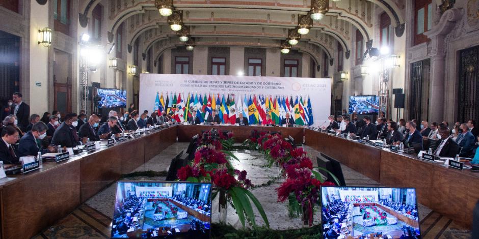 Jefes de Estado de distintos países reunidos durante la VI cumbre del CELAC