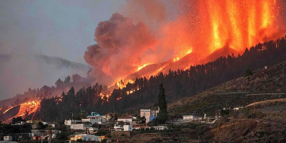 Imágenes impresionantes ha dejado la erupción del volcán en La Palma, en España